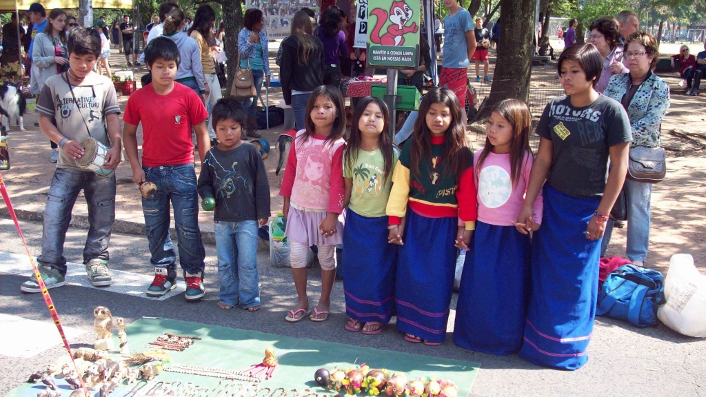 Comunidade indigena  no Bric da Redenção em Porto Alegre1