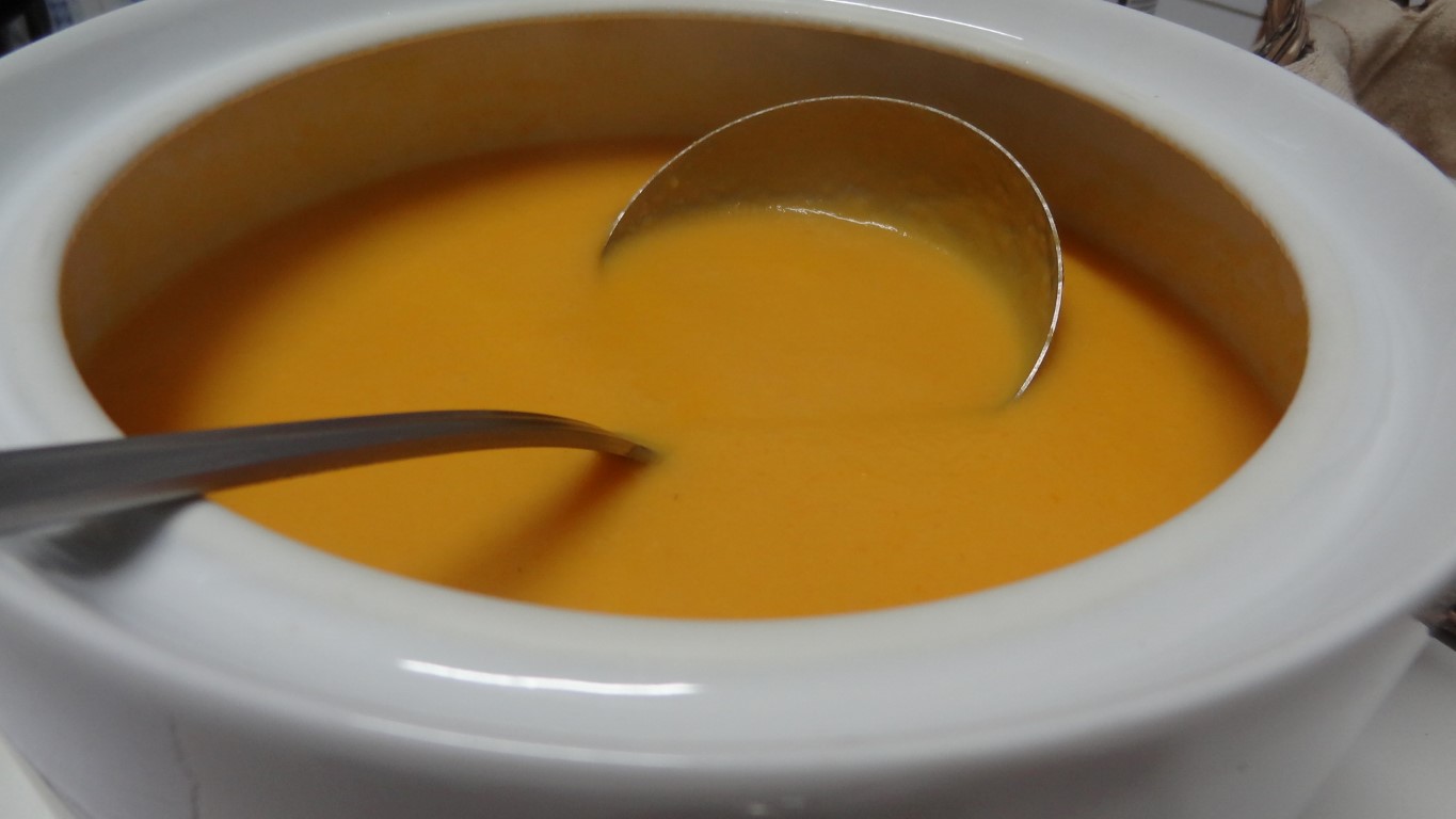 Sopa de cenoura no blog Detalhes Magicos