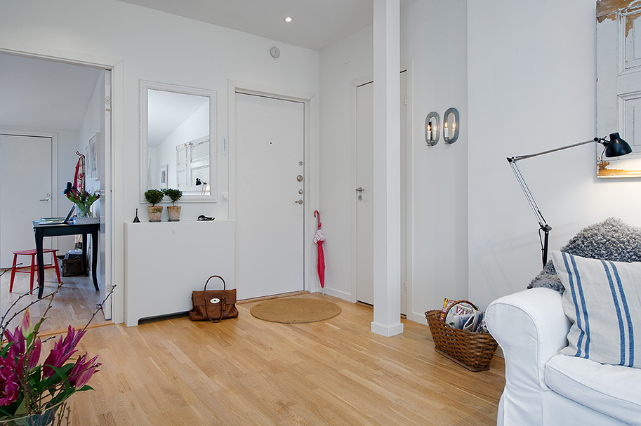 Pequeno apartamento em Gotemburgo, no blog Detalhes Magicos